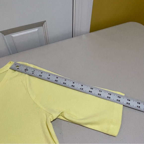 Ann Taylor Split Neck Cotton T-Shirt - Picture 11 of 13